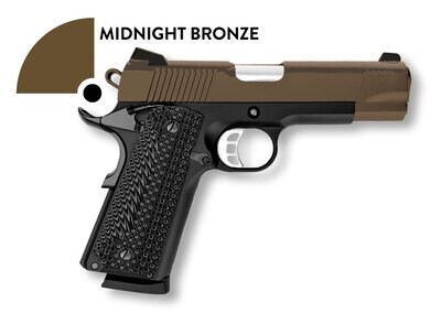 U.S. Patriot 80% 1911 Government Full Size 10mm Parts Kit - Midnight Bronze / Black - Add a Stealth Arms 1911 Jig For $149.99 With Order....