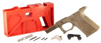 Polymer80 Glock 17/22 80% Pistol Frame Kit, Standard Texture - G17 Flat Dark Earth