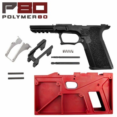 Polymer 80 Pistol Frame Kit PF45- BLACK
