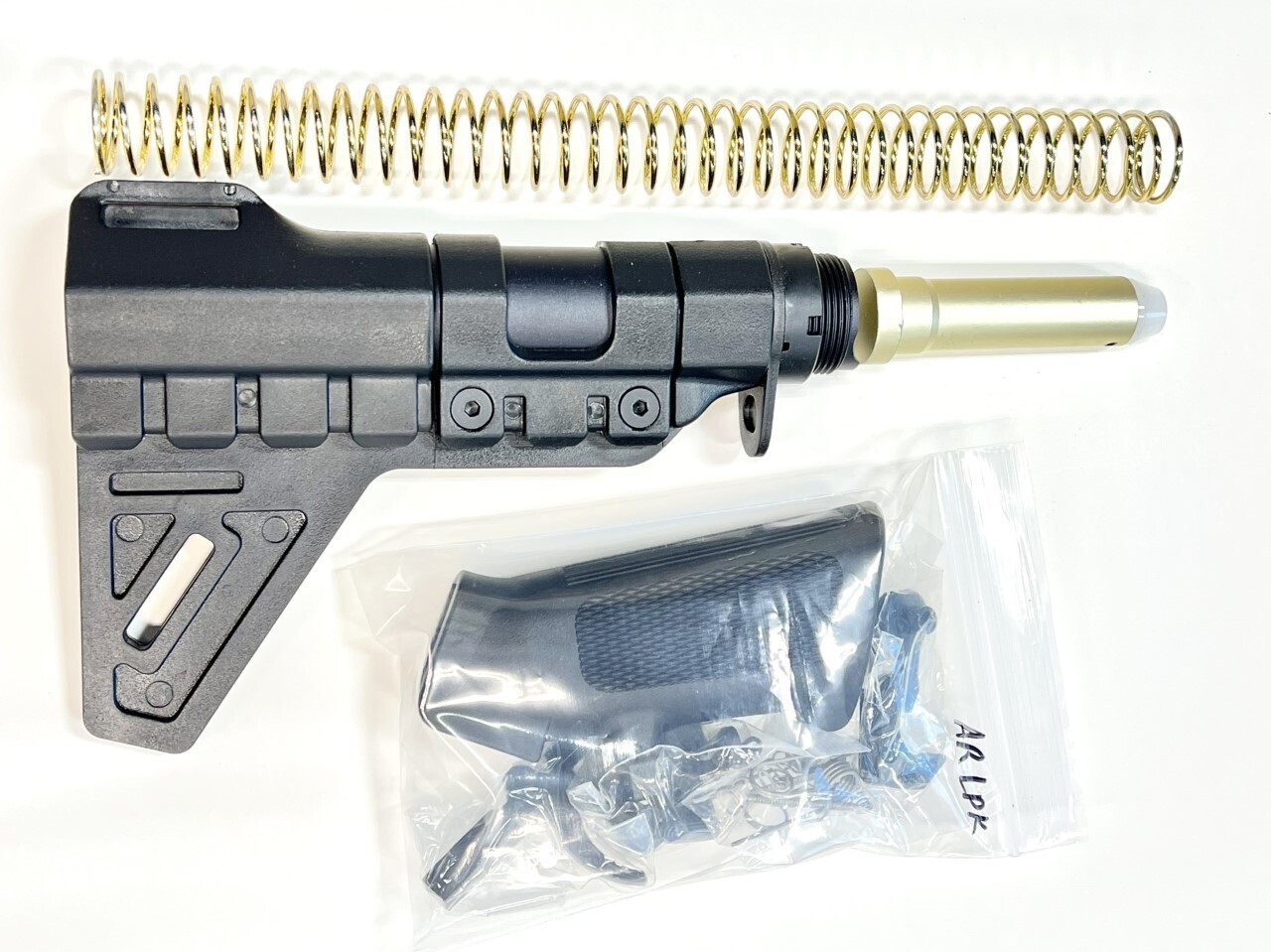 Breach Pistol Brace With Buffer Assembly - Oden Lower Parts Kit