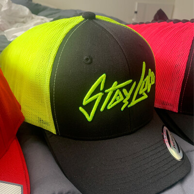 StayLoco Neon Yellow Trucker Hat