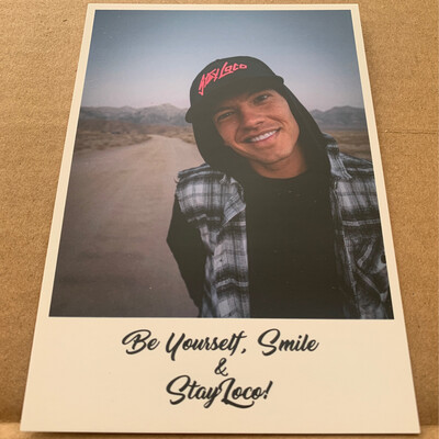 NEW Signed Selfie Postcard!