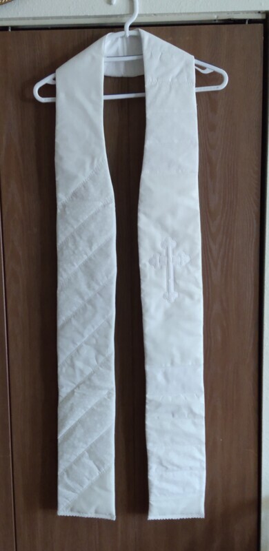 Clergy Stole - Special Occasion White