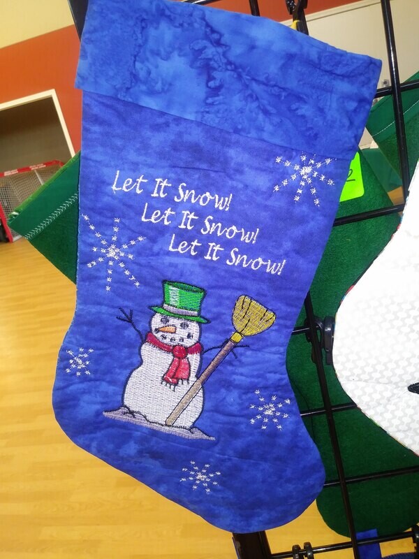 Stocking Emb. Snowman