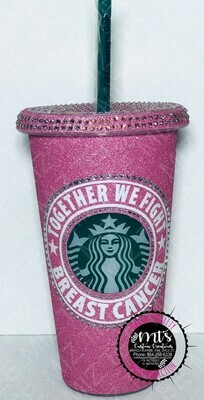 TOGETHER WE FIGHT BREAST CANCER STARBUCKS CUP