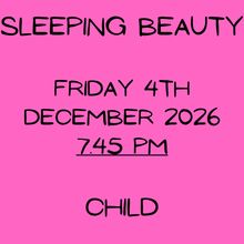 Friday 4 December 2026, 7.45pm - Child - under 16 yrs old