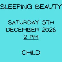 Saturday 5 December 2026, 2pm - Child - under 16 yrs old