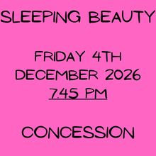 Friday 4 December 2026, 7.45pm - Concession - over 65 yrs old