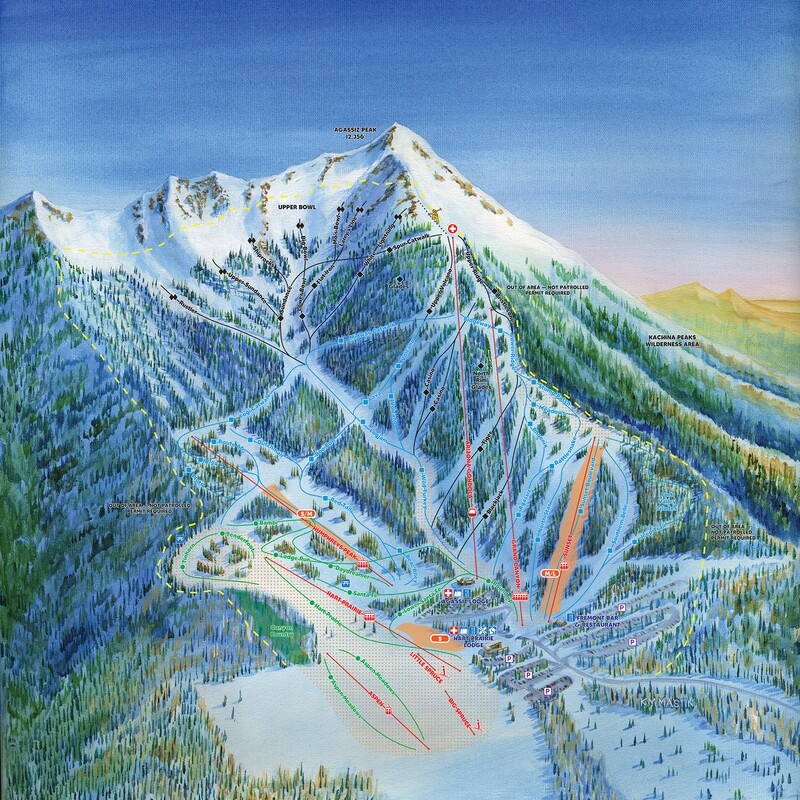 Arizona Snowbowl Trail Map