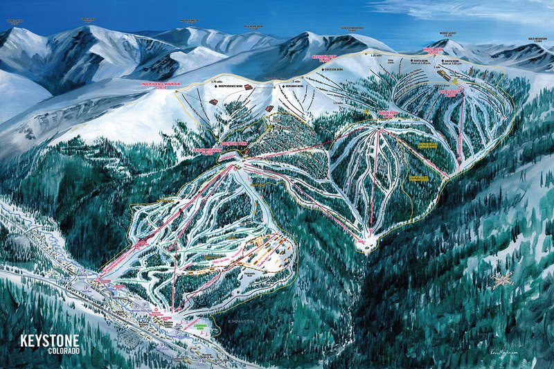 Keystone Trail Map