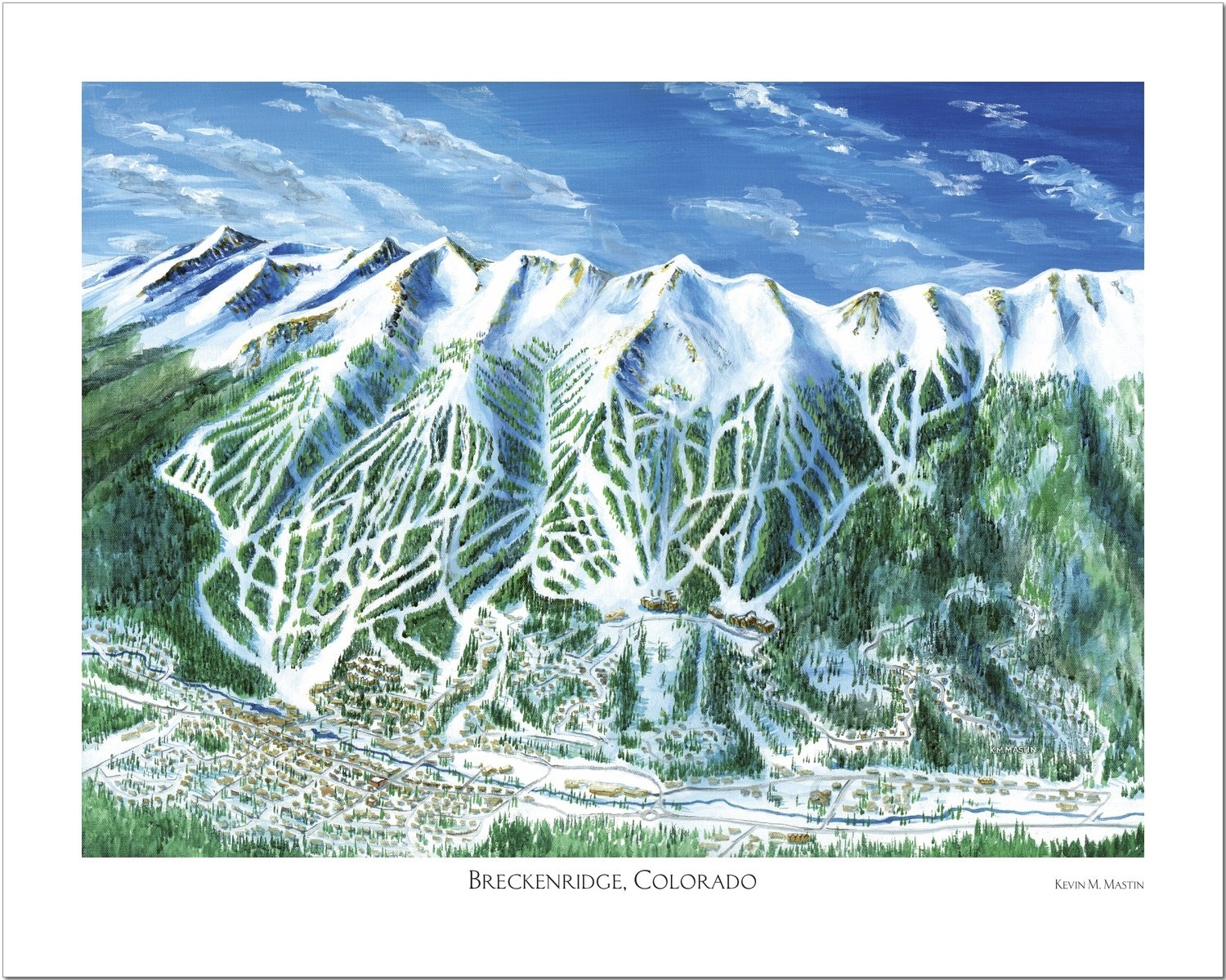 Breckenridge Art Poster