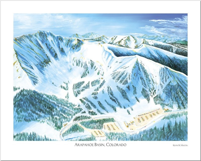 Arapahoe Basin Art Poster