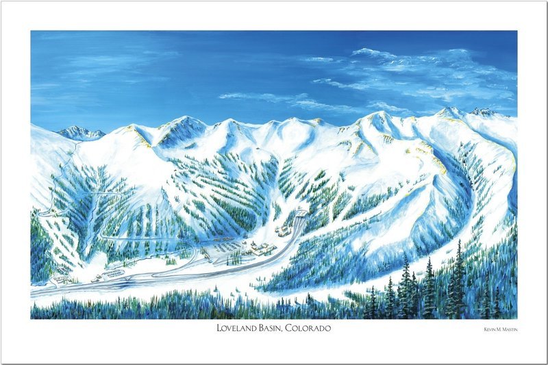 Loveland Basin Art Poster