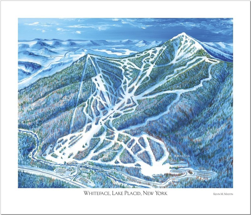 Lake Placid Whiteface Art Poster