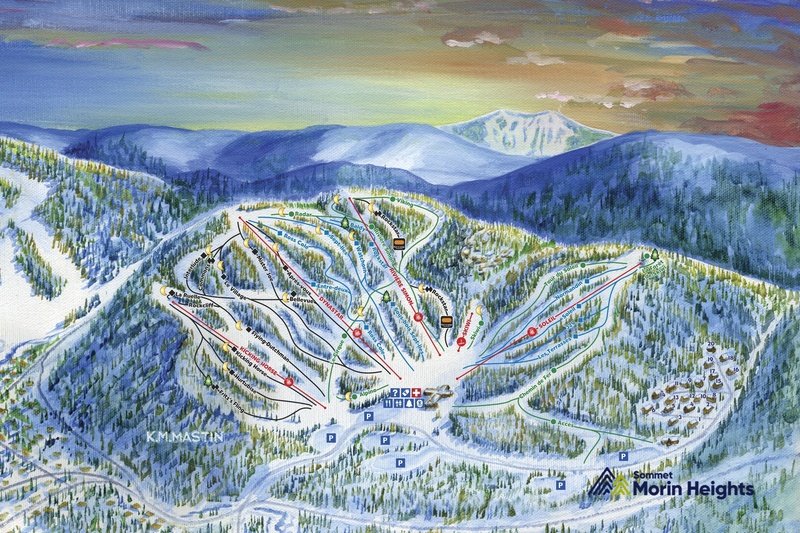 Morin Heights Trail Map