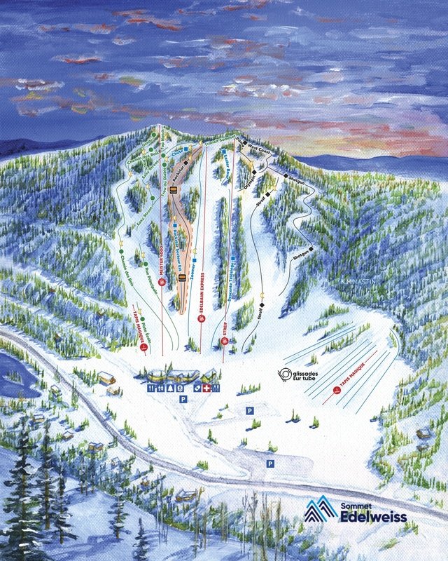 Edelweiss Trail Map