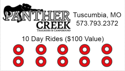 10 Day Rides - $50 ($100 Value)