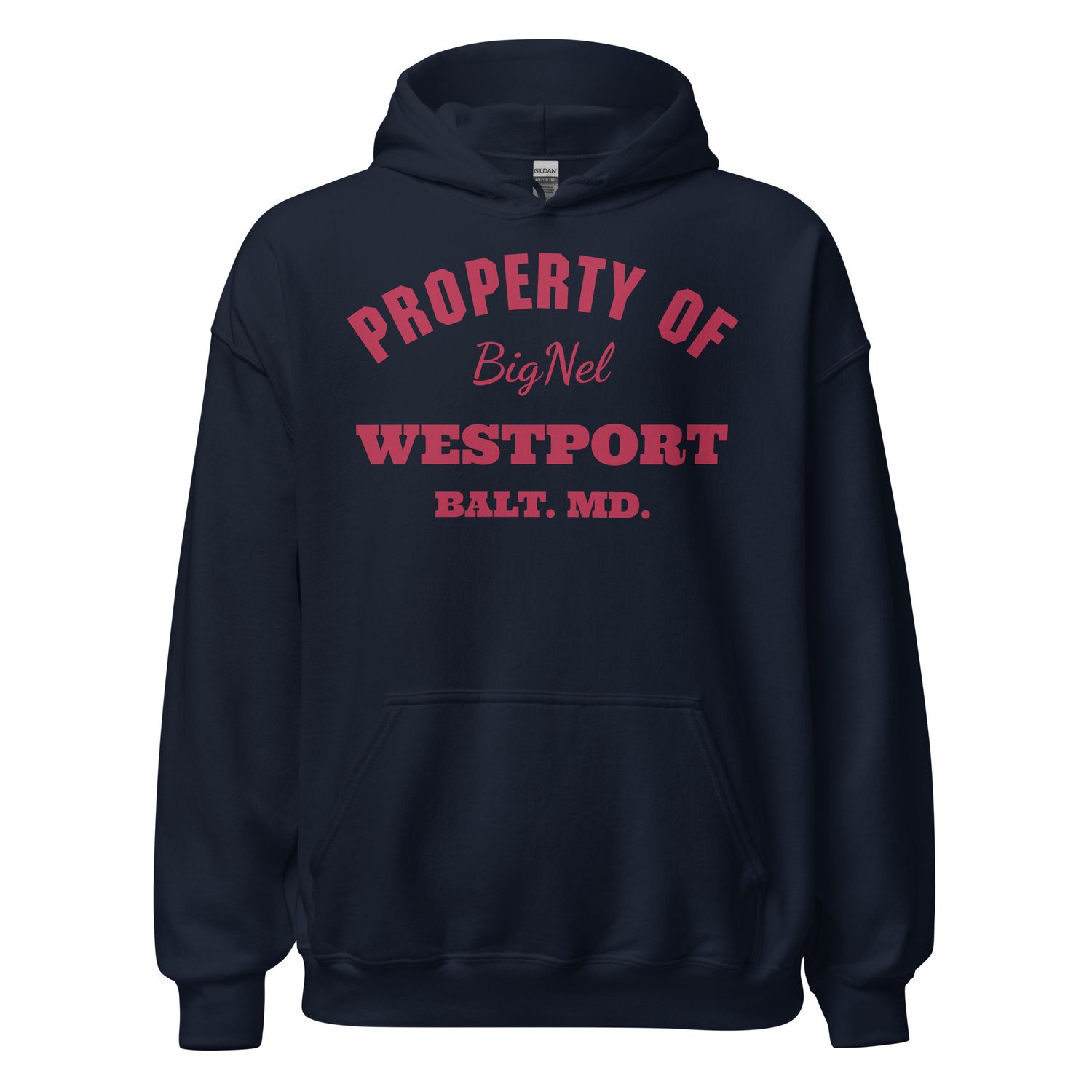 Property of Westport [Arnel] Red/Blue Hoodie