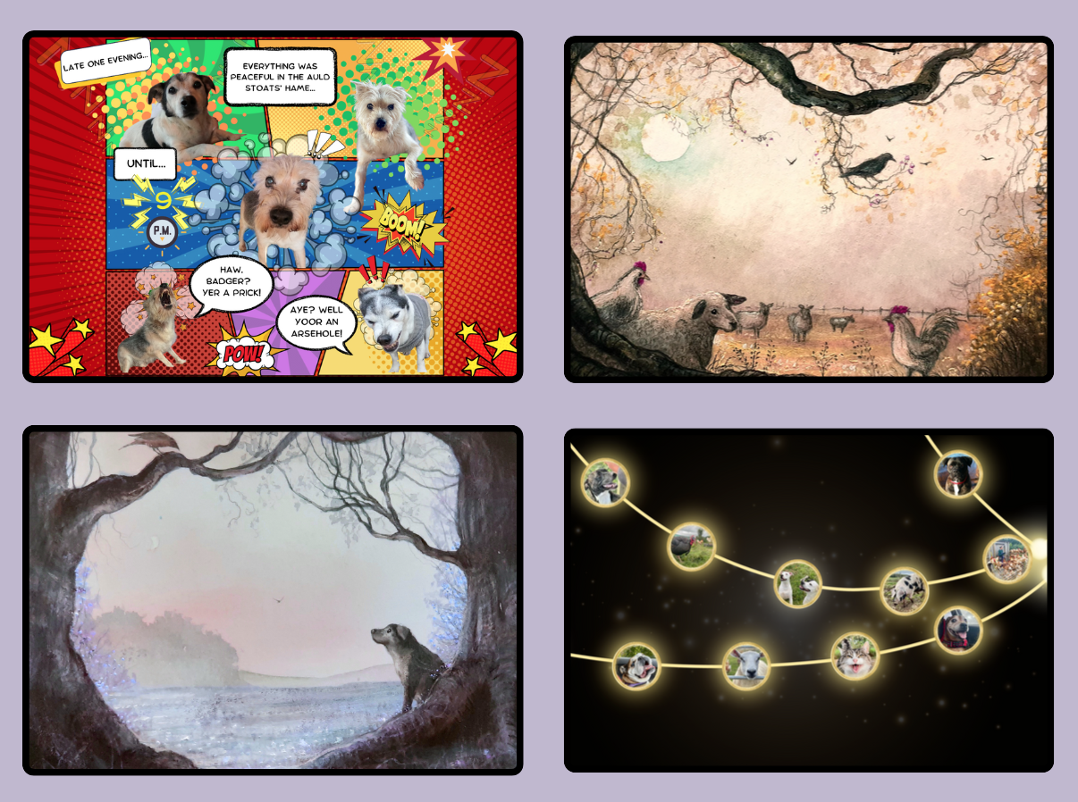FREE WITH EVERY ORDER: Pack of four &#39;There&#39;s Another Way&#39; Postcards