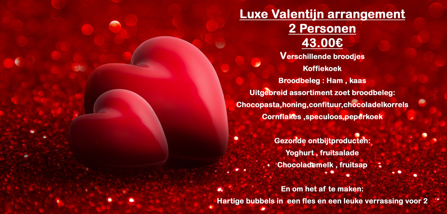 Valentijn Luxe ontbijt voor twee