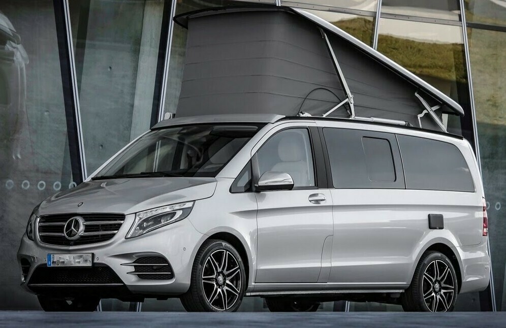 Solarpower 110W Set Plug&amp;Play für den Vito Marco Polo mit Westfalia Dach (133.5 cm Schienen Abstand)