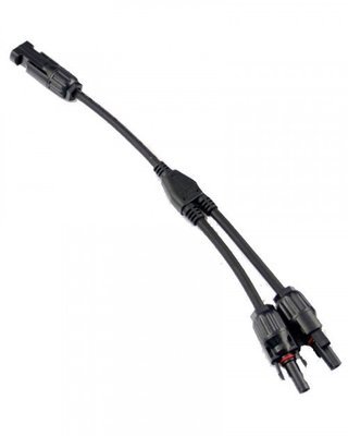 Conector paralelo FV MC4 1 hembra 2 machos