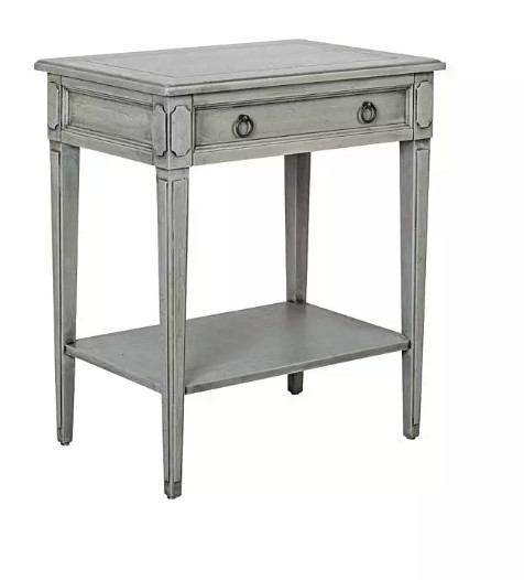 Distressed Grey Side Table