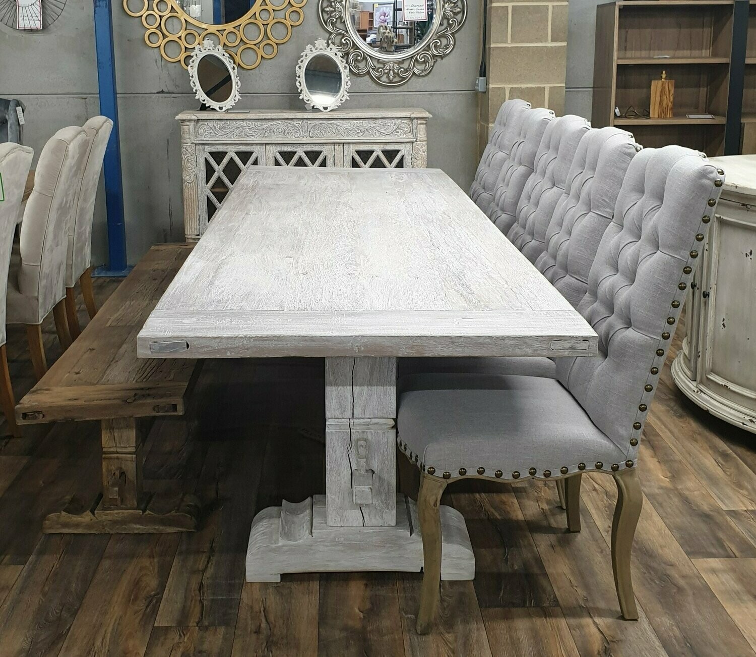 Whitewash Dining Set Off 53