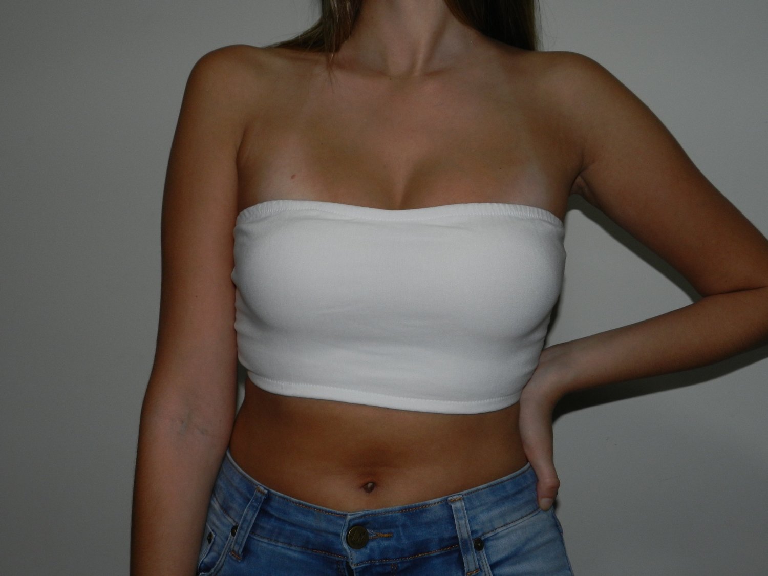 Cropped Faixa Branco