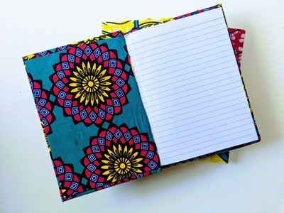 A6 African Print Notebook