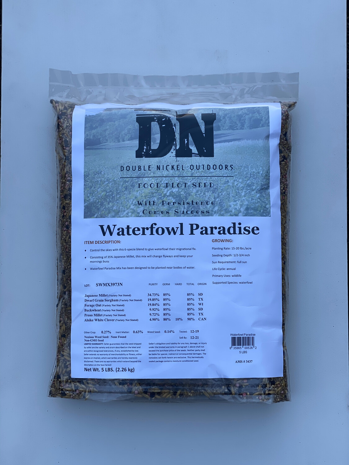 Waterfowl Paradise Seed 5lbs