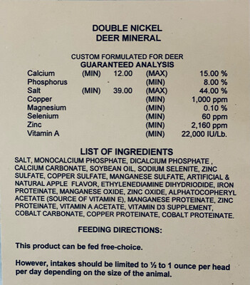 Double Nickel Mineral 50lb