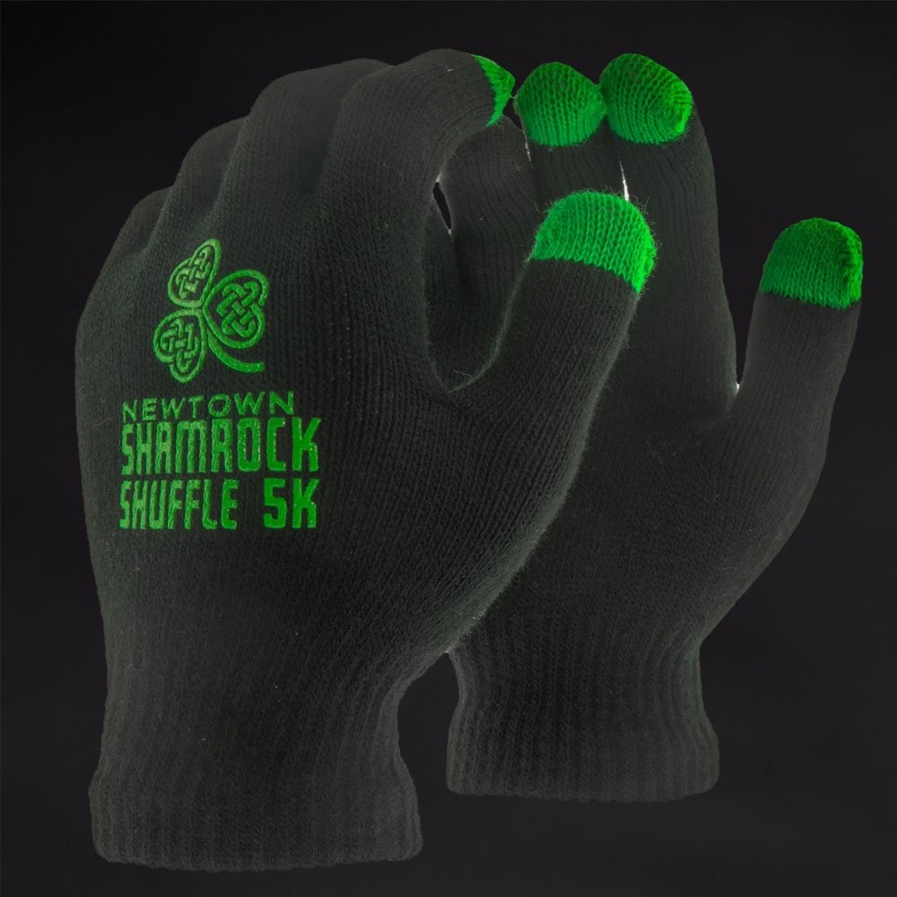 Shamrock Shuffle Texting Gloves