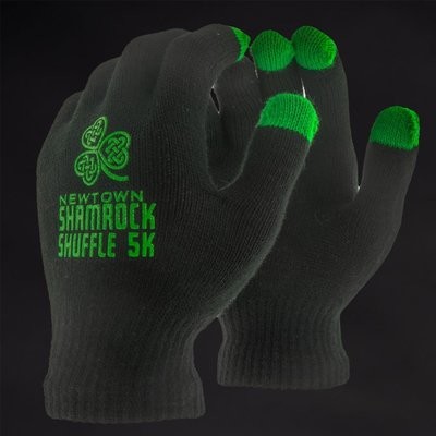 Shamrock Shuffle Texting Gloves