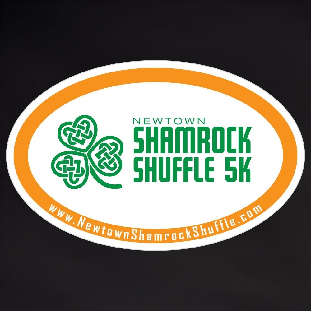 Shamrock Shuffle Car Magnet