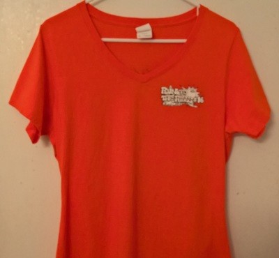 17th Annual Run To The Hills Ladies' V-Neck T-Shirt