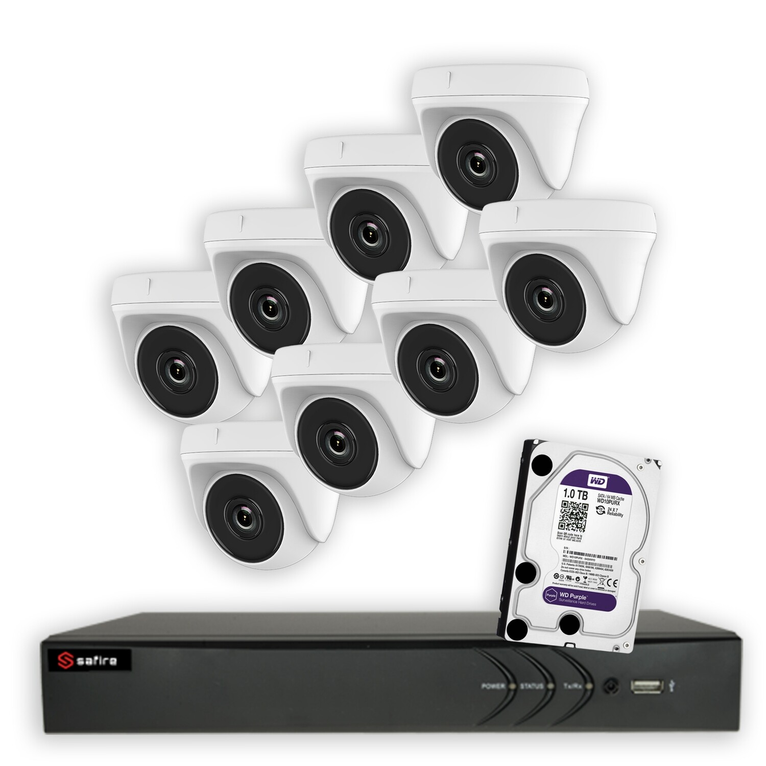 Kit de Videovigilancia 8 cámaras