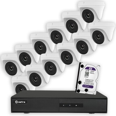 Kit de Videovigilancia 12 cámaras FULL HD
