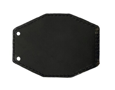 Portaplaca Policia Nacional cuero grueso