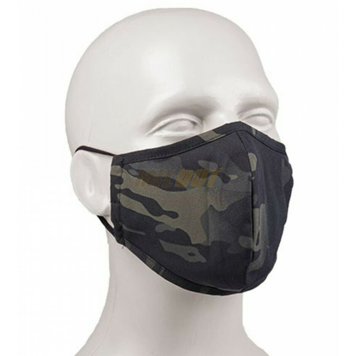 Mascarilla de tela multicam Miltec