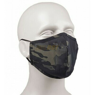 Mascarilla de tela multicam Miltec
