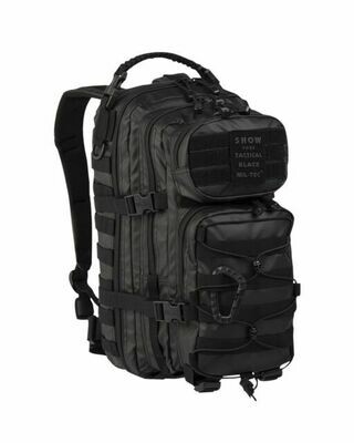 Mochila de asalto táctica pequeña Negra