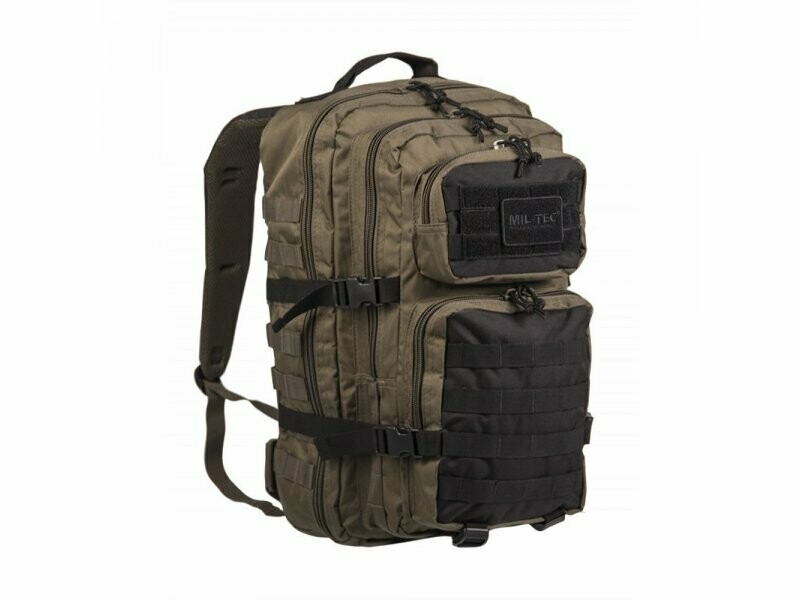Mochila de asalto Ranger pequeña Verde y Negra