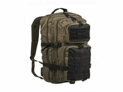 Mochila de asalto Ranger pequeña Verde y Negra