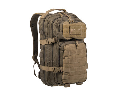 Mochila de asalto Ranger pequeña Verde y Coyote