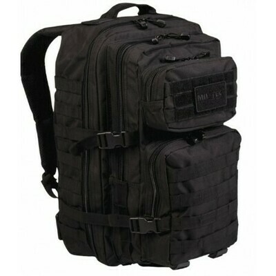 Mochila US Assault Tactical Miltec Negra Grande