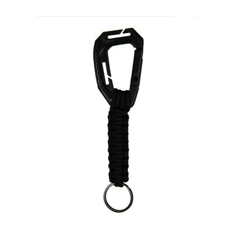 Mosqueton con cordon paracord Miltec