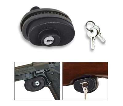 Candado Albainox para arma corta con llave