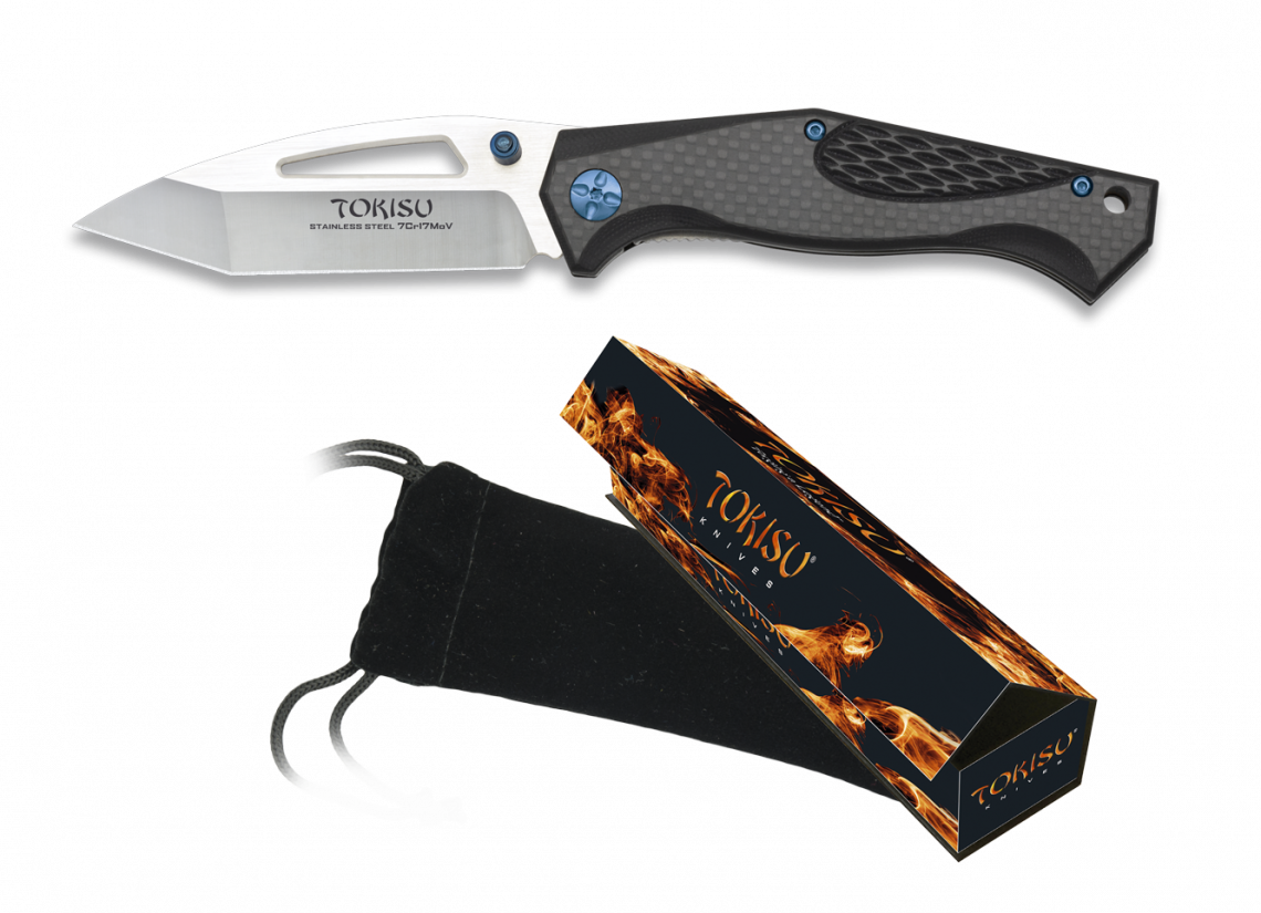 Navaja Tokisu Carbono hoja 9cm