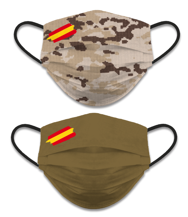 Mascarillla Reversible Arida-Coyote